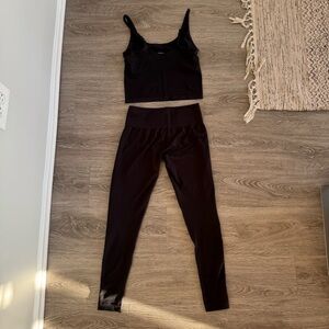 Gymshark Black Workout Set